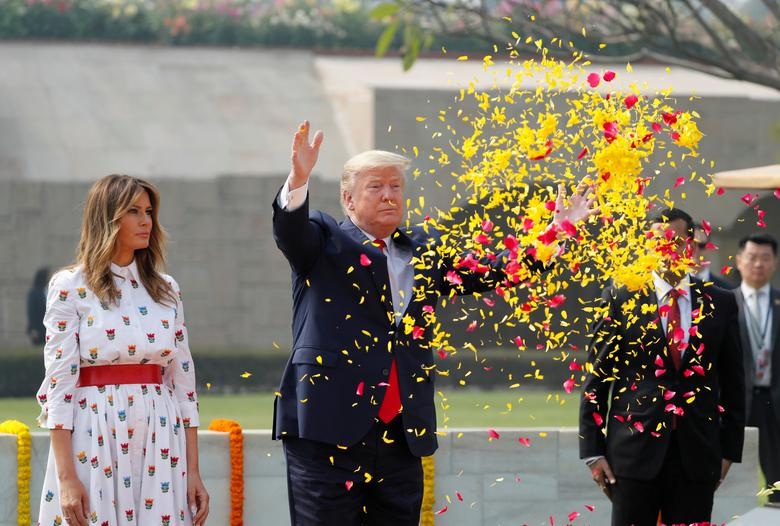 Tổng thống Trump được đón tiếp long trọng tại Ấn Độ - 12 Tổng thống Trump được đón tiếp long trọng tại Ấn Độ - 12