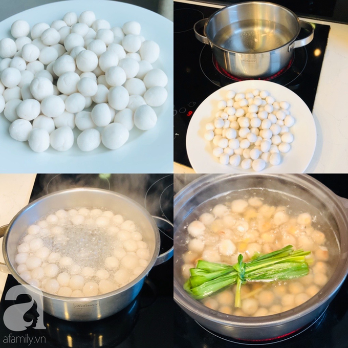 Chè bột lọc đậu phộng ,thơm mát cho những ngày hè - Ảnh 2.