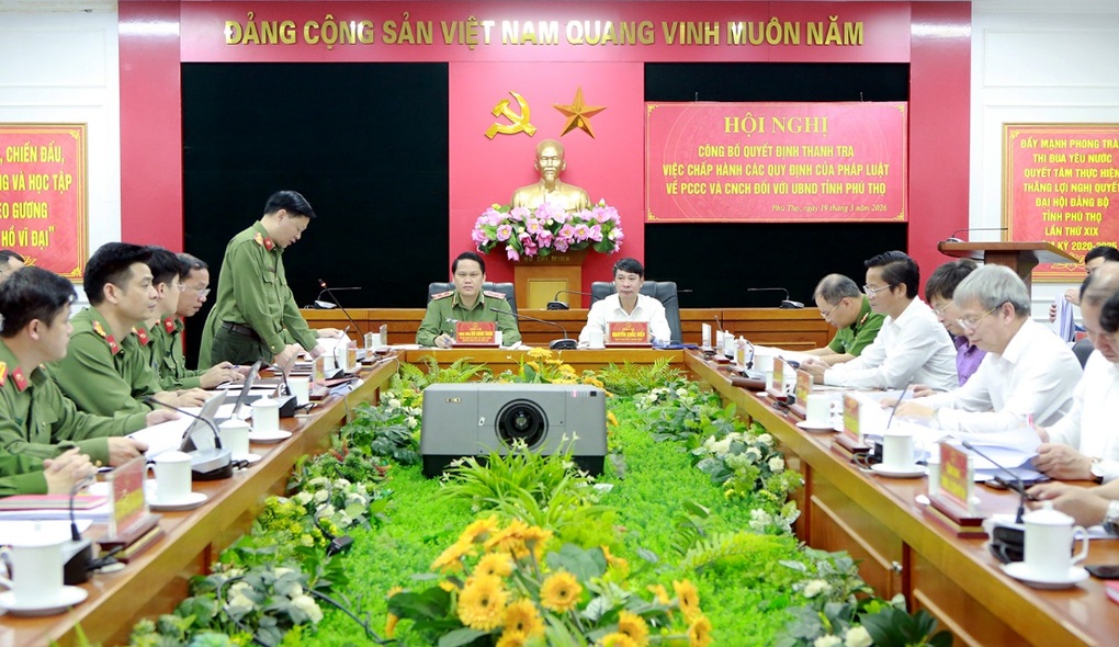 Bộ Công an công bố thanh tra chấp hành quy định về PCCC tại Phú Thọ - 1
