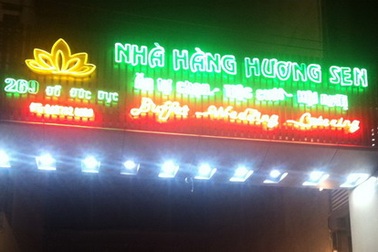 Nhà hàng Hương Sen: Giá trên trời, chất lượng phục vụ dưới đất