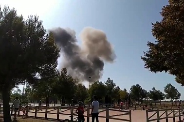 Rơi máy bay chiến đấu Eurofighter của Tây Ban Nha, phi công tử nạn