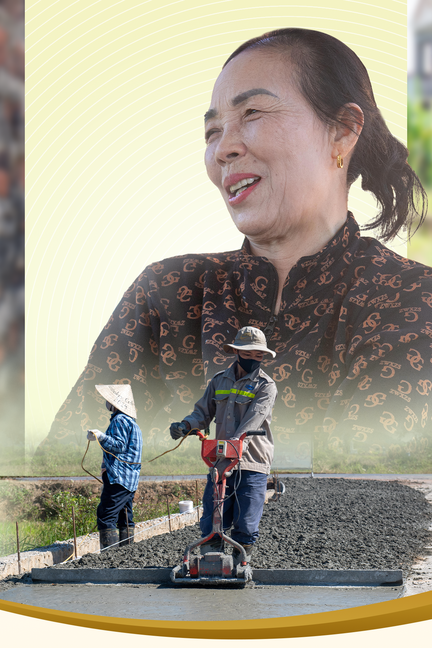 Người phụ nữ phá nhà, hiến 440m2 đất làm đường nông thôn mới