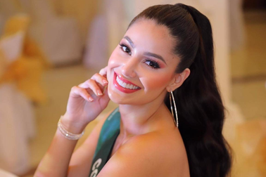 Nhan sắc tựa nữ thần của ứng viên sáng giá nhất Hoa hậu Trái đất 2022