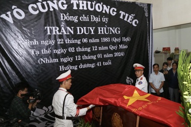 Phó trưởng công an phường hy sinh được truy thăng cấp bậc hàm