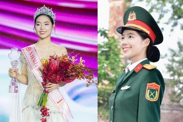 Châu Anh: Quân nhân đầu tiên là Á hậu, xinh đẹp, cao 1,7m
