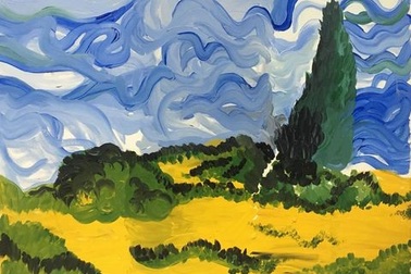 Robot đã tạo ra các bức tranh ấn tượng trong cuộc thi RobotArt 2018