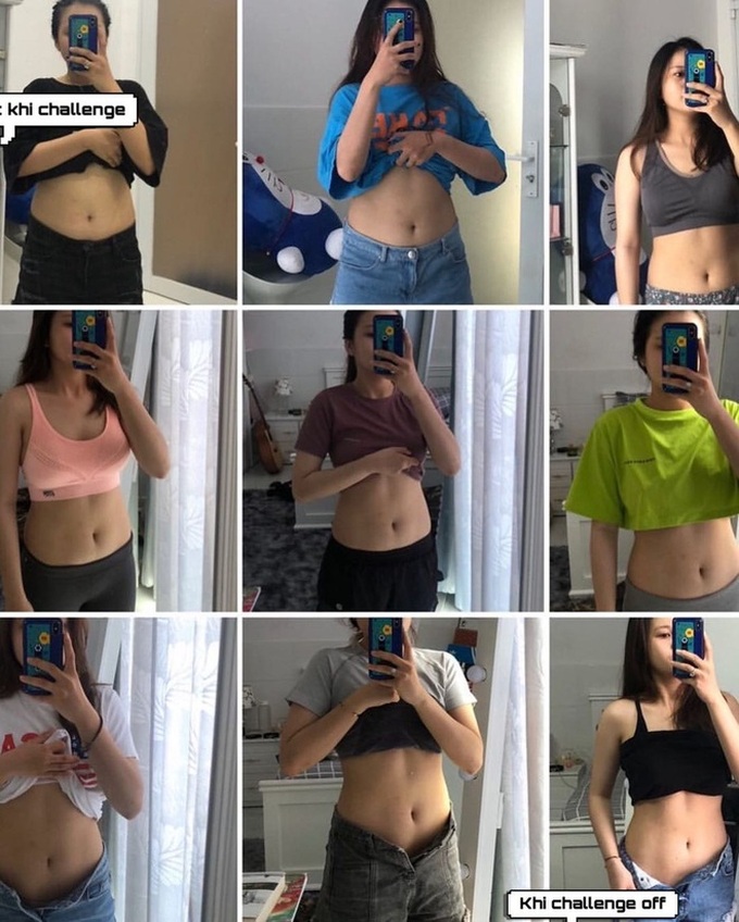 Đu thử thách giảm cân trong 2 tuần, gái xinh 2001 lột xác cực đỉnh khiến ai cũng trầm trồ - Ảnh 3. Đu thử thách giảm cân trong 2 tuần, gái xinh 2001 lột xác cực đỉnh khiến ai cũng trầm trồ - Ảnh 3.