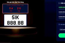 Người trúng biển số ô tô 51K-888.88 với mức đấu giá kỷ lục 32,3 tỷ đồng