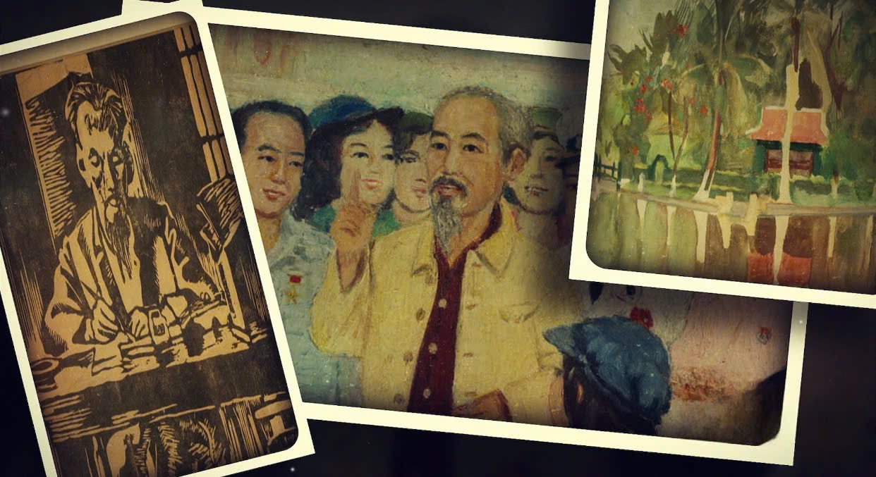 Những nét vẽ từ trái tim khắc họa chân dung Chủ tịch Hồ Chí Minh - 1
