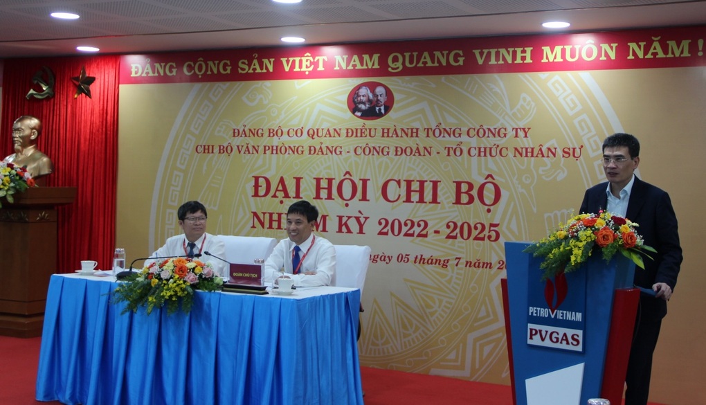 PV GAS tổ chức thành công đại hội điểm - Đại hội Chi bộ nhiệm kỳ 2022 - 2025 - 1 PV GAS tổ chức thành công đại hội điểm - Đại hội Chi bộ nhiệm kỳ 2022 - 2025 - 1