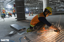 Ngày đêm thi công nhà ga metro ngầm lớn nhất TPHCM