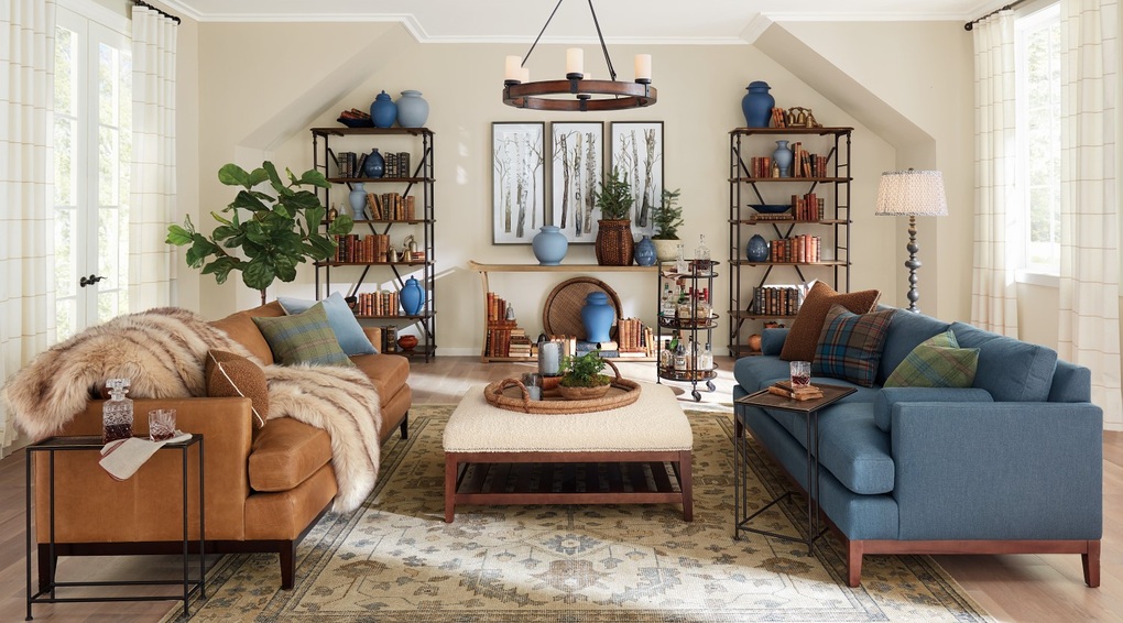Phòng khách với 2 sofa dài, tại sao lại không? - 5 Phòng khách với 2 sofa dài, tại sao lại không? - 5