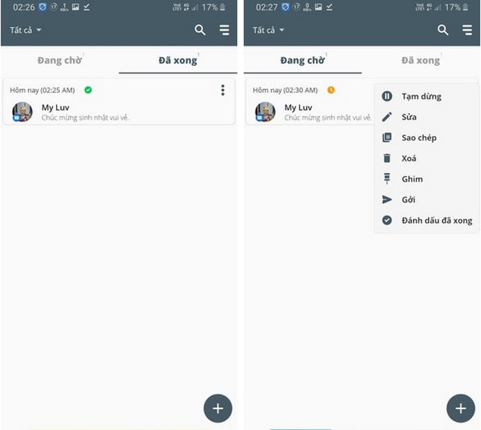 Thủ thuật hẹn giờ để smartphone tự động gửi tin nhắn, tạo cuộc gọi ảo... - 4 Thủ thuật hẹn giờ để smartphone tự động gửi tin nhắn, tạo cuộc gọi ảo... - 4