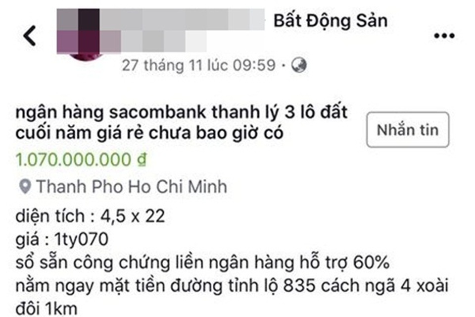 Ôm hận vì mắc bẫy quả lừa bán đất ngân hàng thanh lý - 2 Ôm hận vì mắc bẫy quả lừa bán đất ngân hàng thanh lý - 2