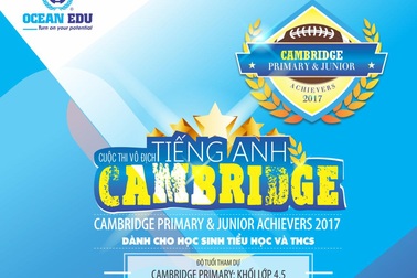 Học sinh Tiểu học và THCS được tài trợ 100% phí dự thi Tiếng Anh quốc tế