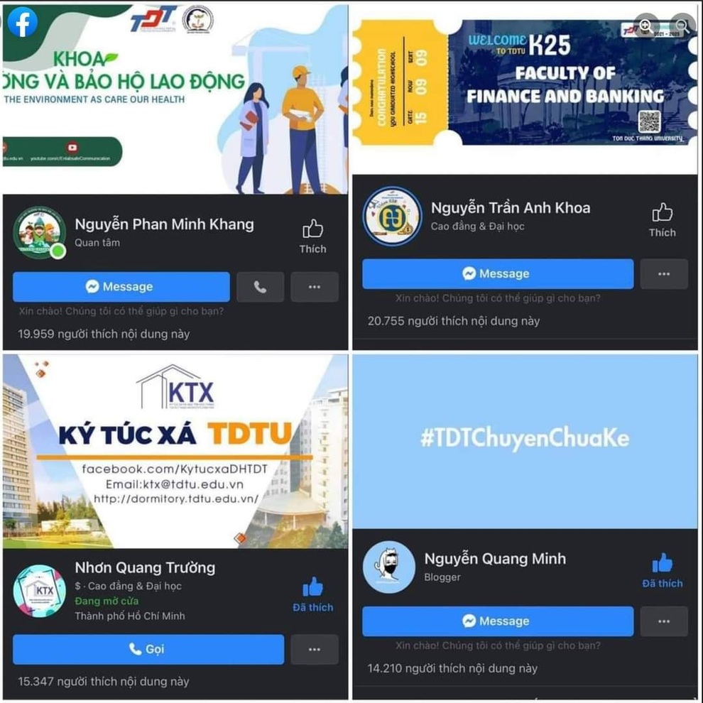 Facebook của hàng loạt trường đại học bị đổi tên thành Đào Xuân Trường - 2 Facebook của hàng loạt trường đại học bị đổi tên thành Đào Xuân Trường - 2