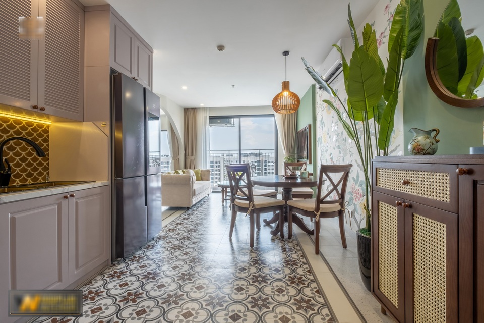 Mê mẩn với căn hộ 74m² mang phong cách Đông Dương - 2 Mê mẩn với căn hộ 74m² mang phong cách Đông Dương - 2