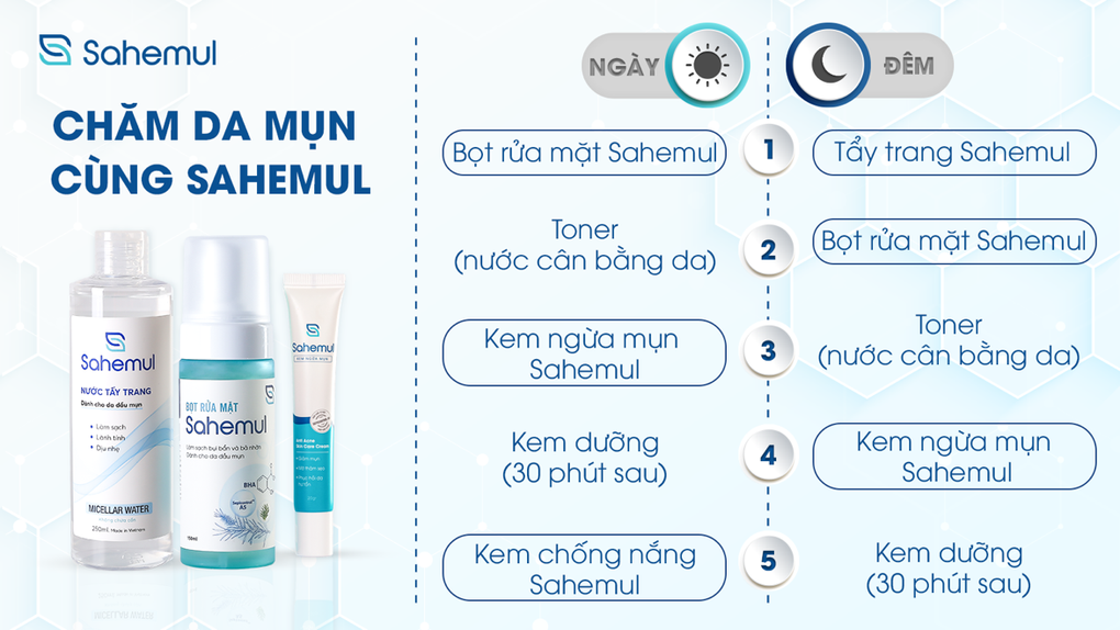 Sahemul ra mắt bộ 3 sản phẩm hỗ trợ làm sạch da, ngăn ngừa mụn - 5 Sahemul ra mắt bộ 3 sản phẩm hỗ trợ làm sạch da, ngăn ngừa mụn - 5