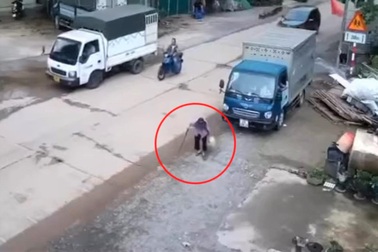 Cụ bà 88 tuổi bị xe tải tông tử vong