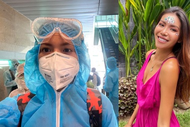 Minh Tú đã về Việt Nam sau 4 tháng mắc kẹt ở Bali, cách ly tại Trà Vinh