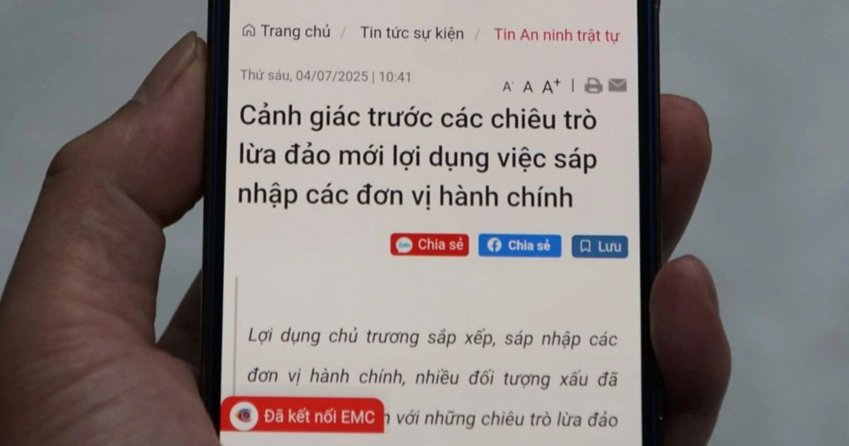 Cảnh báo chiêu thức lợi dụng sáp nhập để lừa đảo, chiếm đoạt tài sản Cảnh báo chiêu thức lợi dụng sáp nhập để lừa đảo, chiếm đoạt tài sản