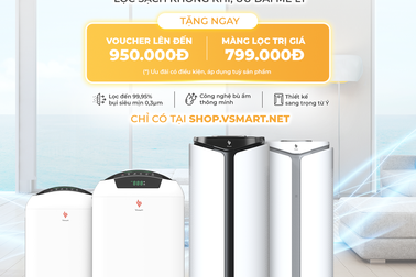 VinSmart mở bán máy lọc không khí và giải pháp nhà thông minh độc quyền trên Vsmart online
