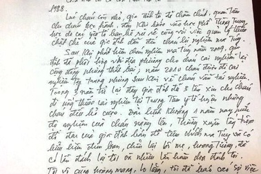 Thư cảm ơn của người mẹ có con trai bị nghiện ma túy, đe dọa giết mình