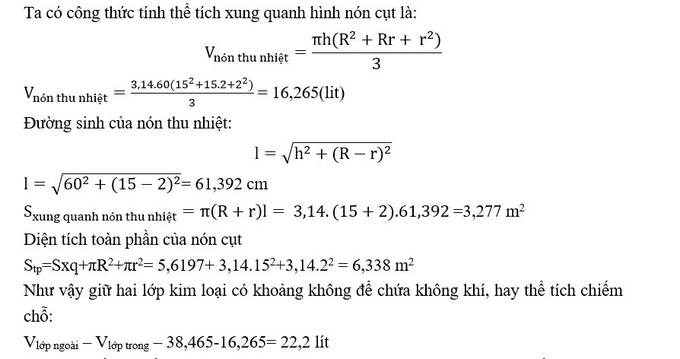 Chế tạo nón thu nhiệt tận dụng nguồn năng lượng từ phế phẩm khi đốt cháy - 8 Chế tạo nón thu nhiệt tận dụng nguồn năng lượng từ phế phẩm khi đốt cháy - 8