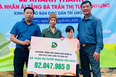 Khánh thành 2 ngôi nhà Nhân ái ở Gia Lai, giúp hộ nghèo yên tâm ngủ ngon