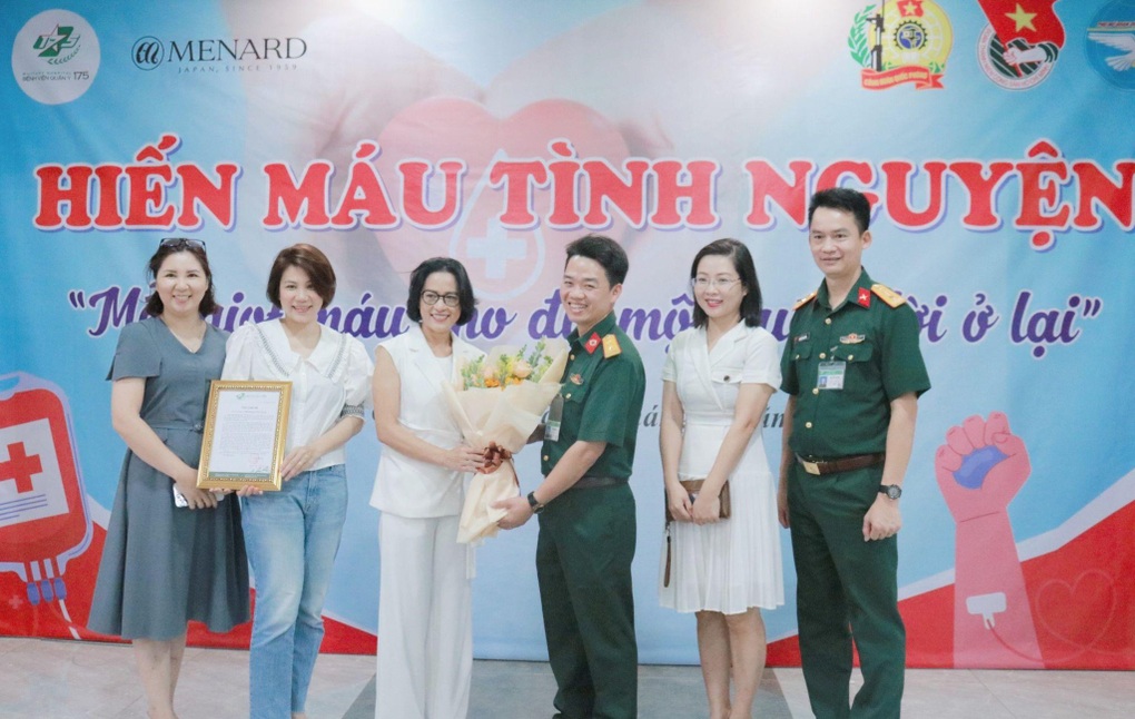 Menard Việt Nam và Bệnh viện Quân y 175 tổ chức hiến máu tình nguyện - 1 Menard Việt Nam và Bệnh viện Quân y 175 tổ chức hiến máu tình nguyện - 1