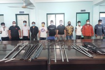 Tạm giữ 12 người trong vụ 2 nhóm thanh niên hỗn chiến trên đường