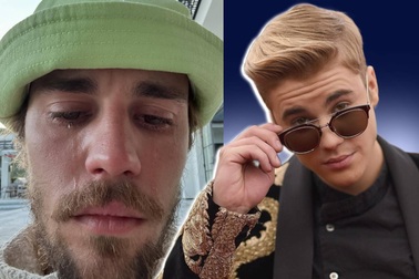 Justin Bieber đăng ảnh khóc nức nở khiến fan lo lắng