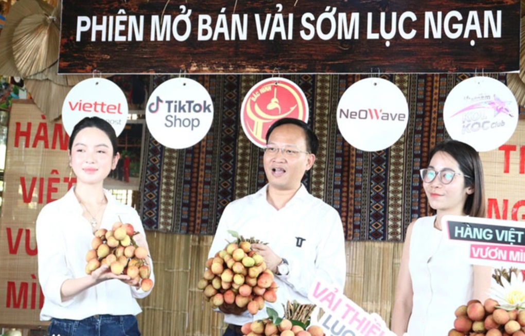 Phó chủ tịch tỉnh livestream chốt đơn hơn 30 tấn vải thiều - 1