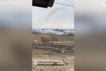 Trực thăng Ukraine tấn công lực lượng Nga ở độ cao cực thấp