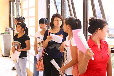 Thí sinh bớt căng thẳng trước kỳ thi Cao đẳng