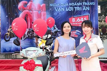 Hơn 8.600 xe máy đến tay khách hàng nhờ chương trinh bốc thăm may mắn