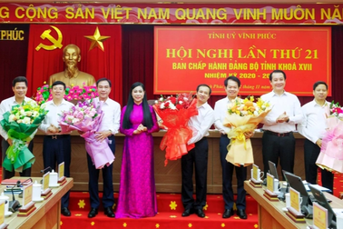 Vĩnh Phúc bổ sung Ban Thường vụ Tỉnh ủy