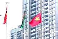 Quốc kỳ Việt Nam tung bay tại Nagoya, mở màn hành trình Asiad 20