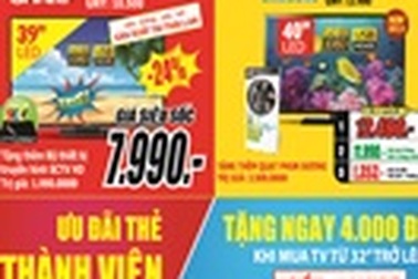 Media Mart giảm giá xả hàng hè – tặng 2000 phần quà trị giá 2,68 triệu