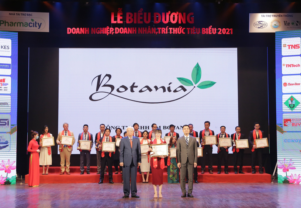 Công ty Botania nhận giải thưởng Top 10 Thương hiệu được tin dùng nhất Việt Nam - 1 Công ty Botania nhận giải thưởng Top 10 Thương hiệu được tin dùng nhất Việt Nam - 1