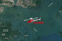 Đã xác định được vị trí xác trực thăng chở 5 người bị rơi