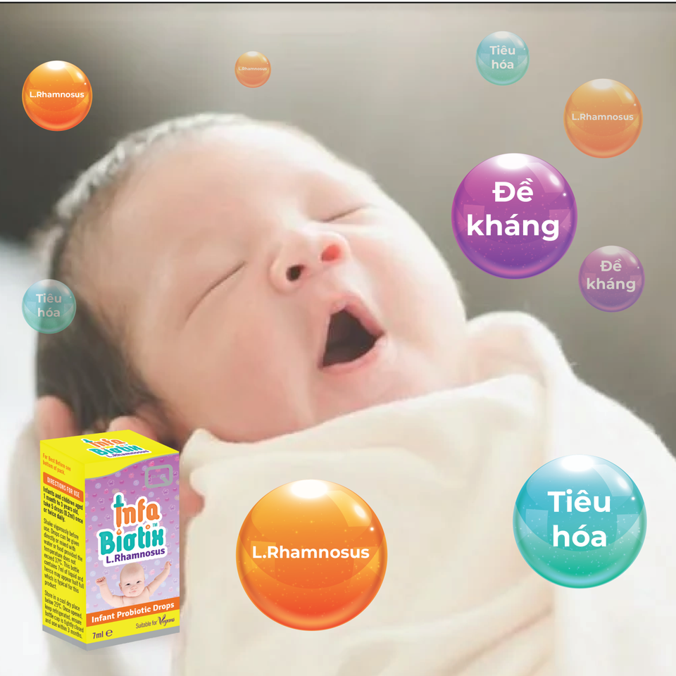 L.Rhamnosus - probiotic chuyên biệt cho trẻ sơ sinh và trẻ nhỏ - 1 L.Rhamnosus - probiotic chuyên biệt cho trẻ sơ sinh và trẻ nhỏ - 1
