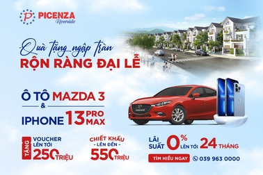 Picenza Riverside Sơn La tung chính sách bán hàng hấp dẫn dịp đại lễ