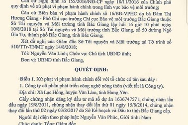 Nhận mức phạt đến hơn nửa tỷ đồng, doanh nghiệp đã "bức tử" môi trường như thế nào?