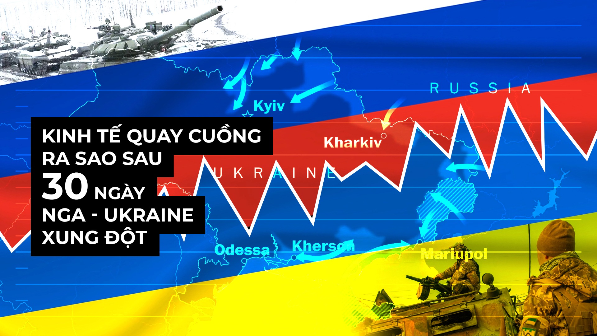 Kinh tế "quay cuồng" ra sao sau 1 tháng Nga - Ukraine xung đột?