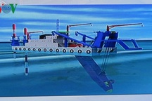 Việc nhận chìm bùn, cát ở biển Vĩnh Tân được thực hiện như thế nào? ​