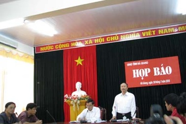 Hà Giang họp bất thường bãi nhiệm chức vụ ông Nguyễn Trường Tô