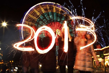 Thế giới tưng bừng đón năm mới 2013
