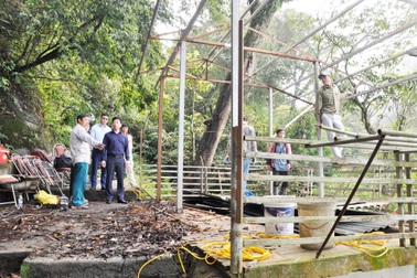Tam Đảo tháo dỡ 24 công trình "uy hiếp" điểm du lịch Thác Bạc