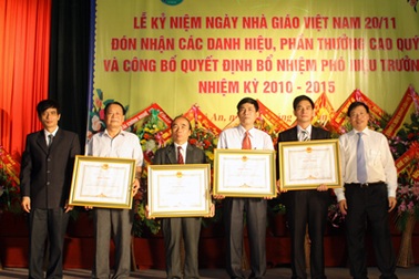 ĐH Vinh bổ nhiệm thêm phó hiệu trưởng